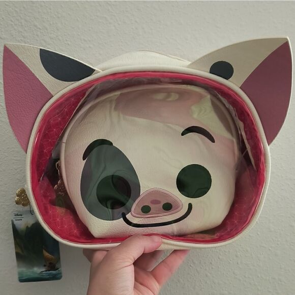 Loungefly Disney Moana Pua Makeup Bag Set - Picture 4 of 7